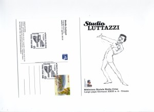 Speciale annullo filatelico Lelio Luttazzi Poste Italiane